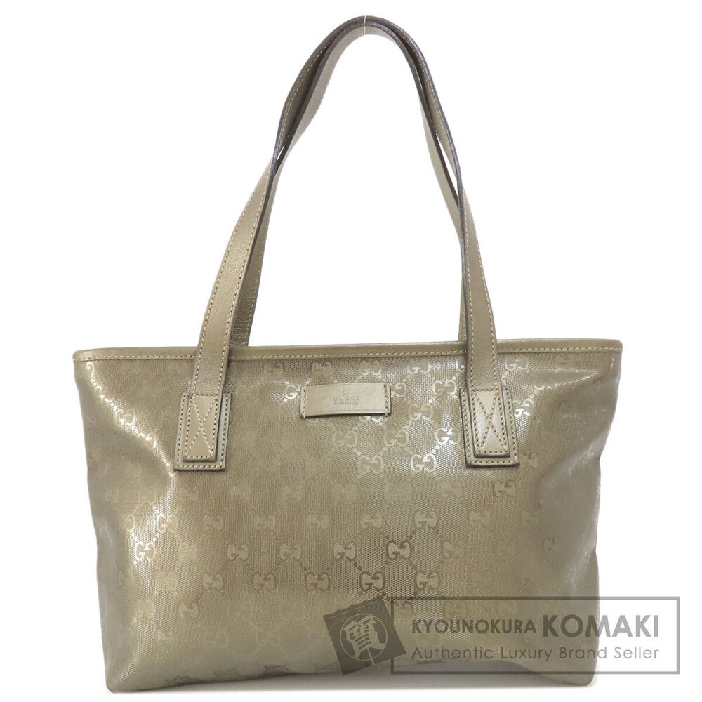 Gucci GG Imprime Joy Tote Shoulder Bag metallic gold